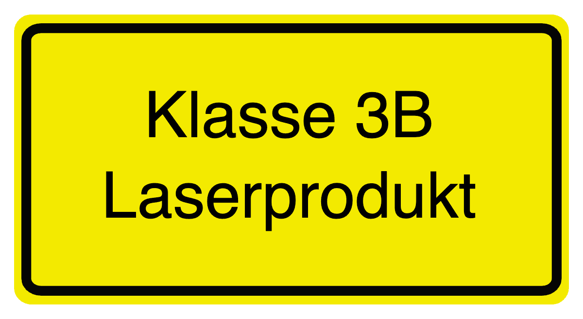 Kennzeichnungsschild Laserklasse 3B