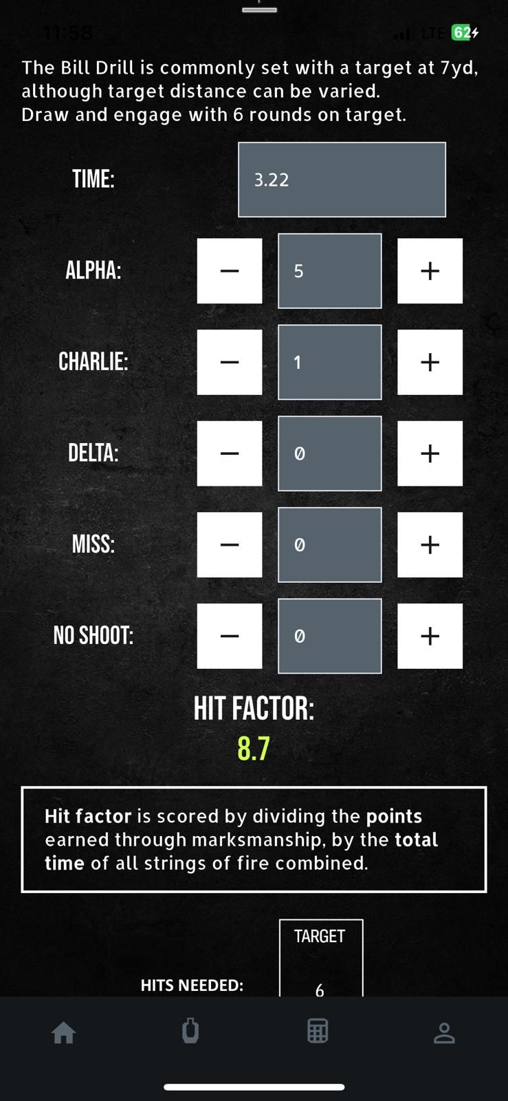 Hit Factor Rechner